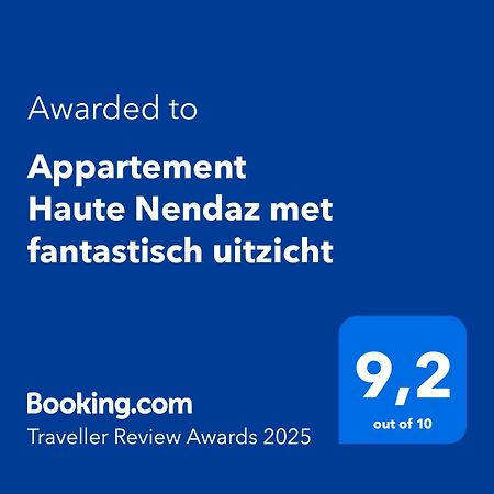 Appartement Haute Nendaz Met Fantastisch Uitzicht Exteriör bild