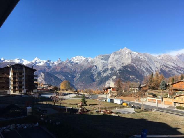 Appartement Haute Nendaz Met Fantastisch Uitzicht Exteriör bild